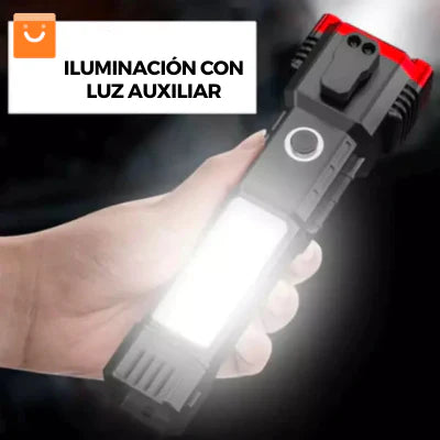 Linterna Táctica Multifuncional  Con Martillo De Seguridad   🌸🌺¡Paga en Casa!🏠  🎁¡ENVÍO GRATIS!🎁