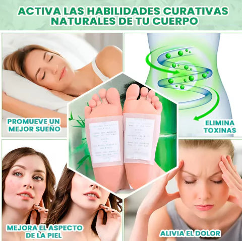 Parches Para Pie Kinoki (30 Parches) - Desintoxica tu Cuerpo  🌻🌼¡Pide y Paga en Casa!🏠 🎁¡ENVÍO GRATIS!🎁